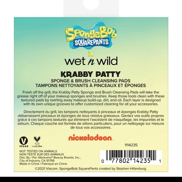 Limited Edition SpongeBob cleansing pads - Picture 2 of 7